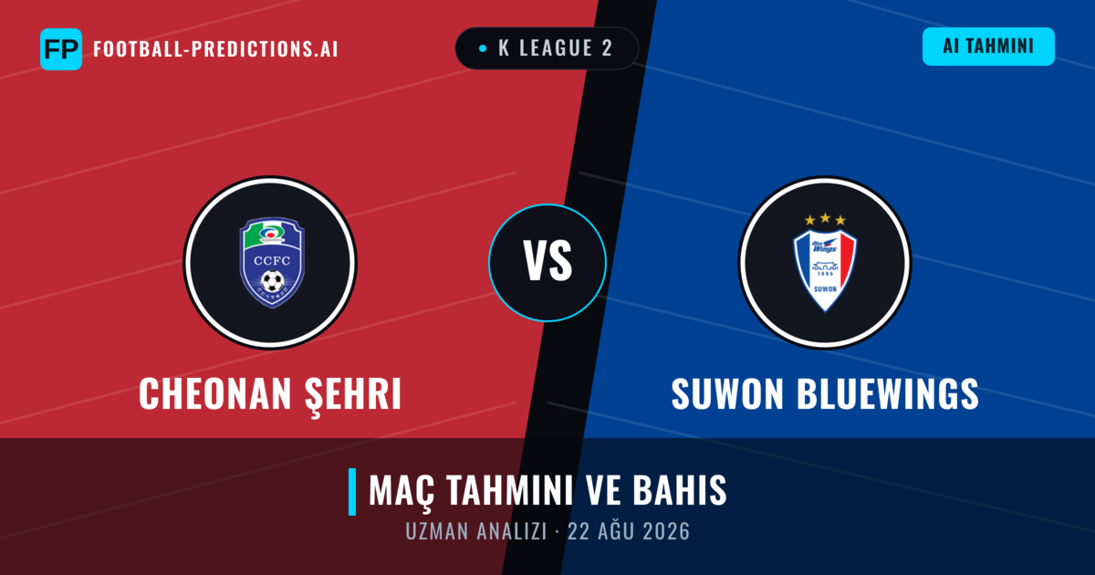 Cheonan Şehri - Suwon Bluewings — maç tahmini ve önizleme
