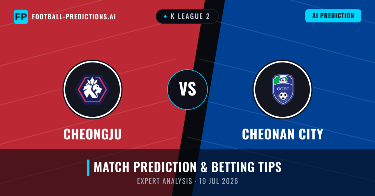 Cheongju vs Cheonan City — match prediction & preview