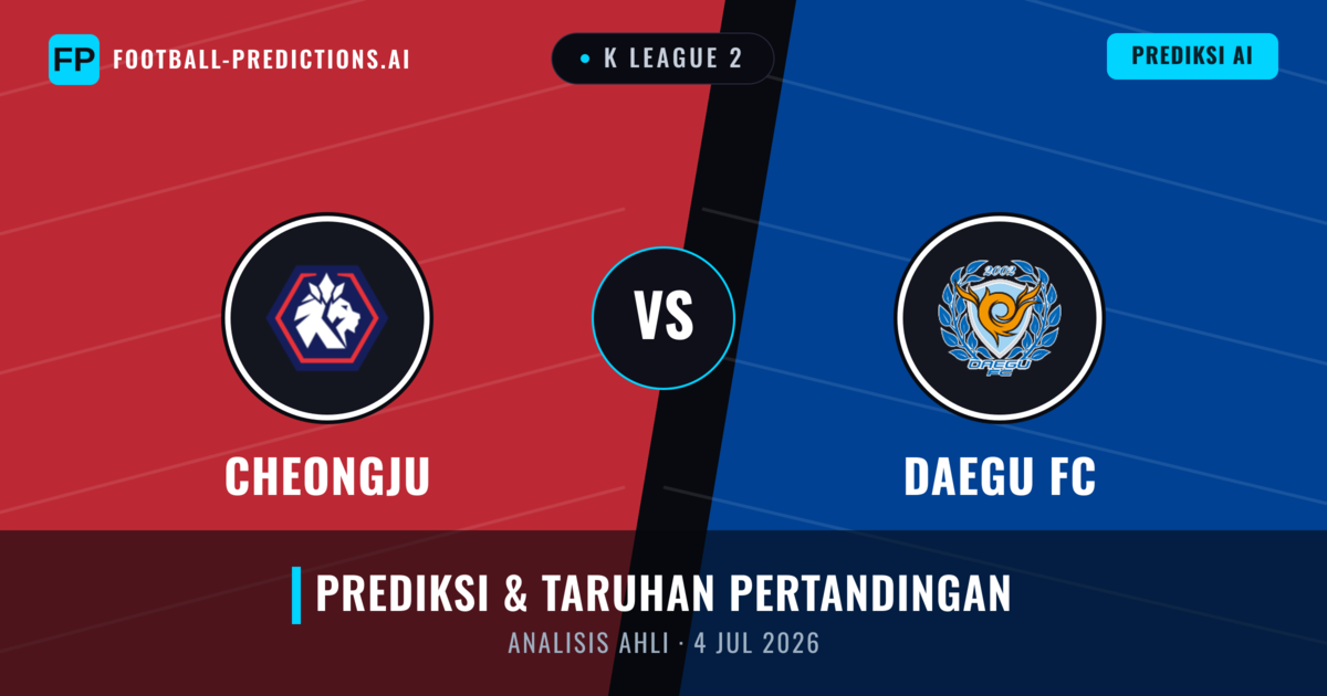 Cheongju vs Daegu FC — prediksi dan pratinjau pertandingan