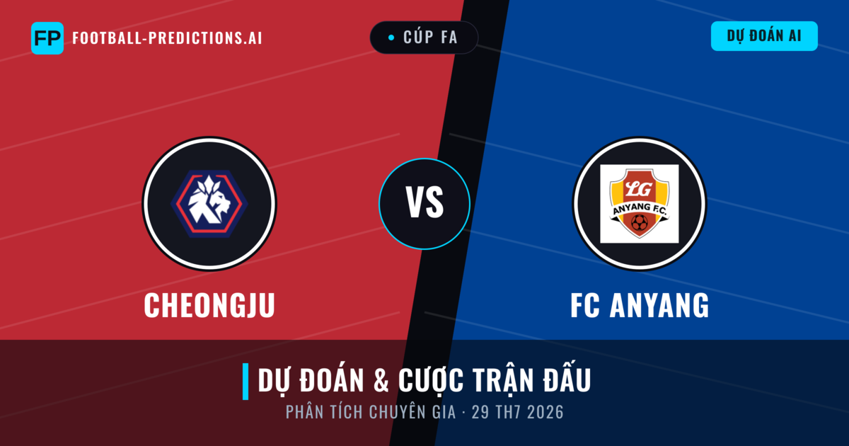 Cheongju vs FC Anyang — dự đoán và xem trước trận đấu
