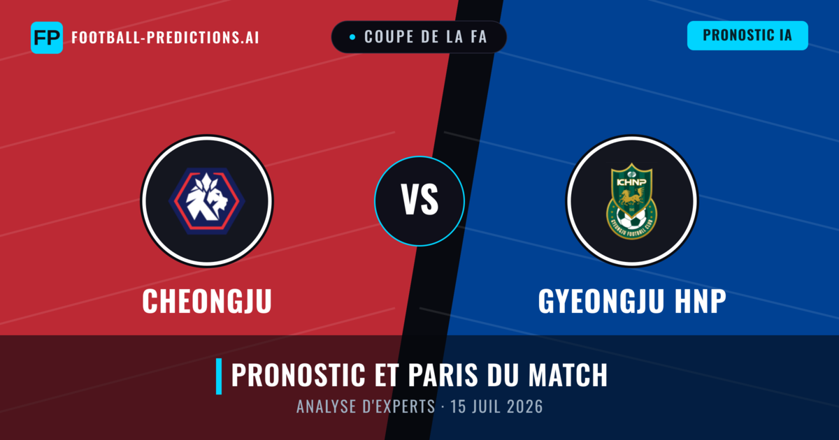 Cheongju vs Gyeongju HNP — pronostic et avant-match
