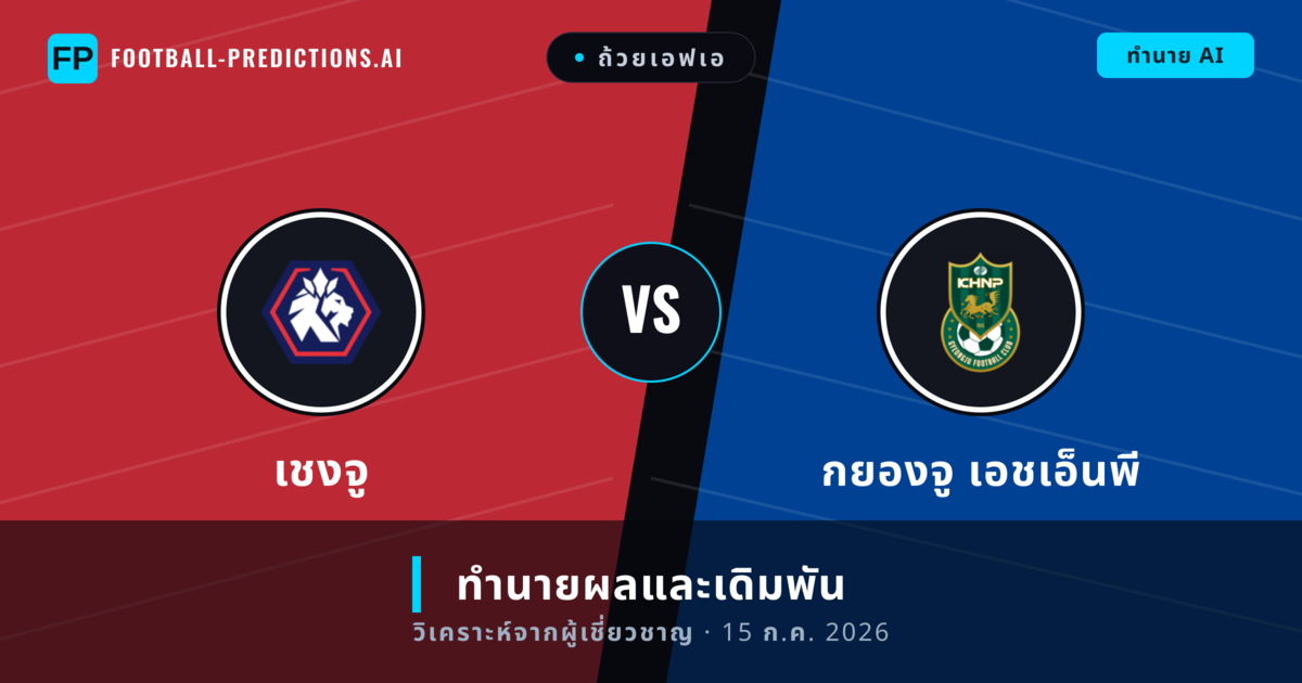 เชงจู พบ กยองจู เอชเอ็นพี — ทำนายผลและพรีวิวการแข่งขัน