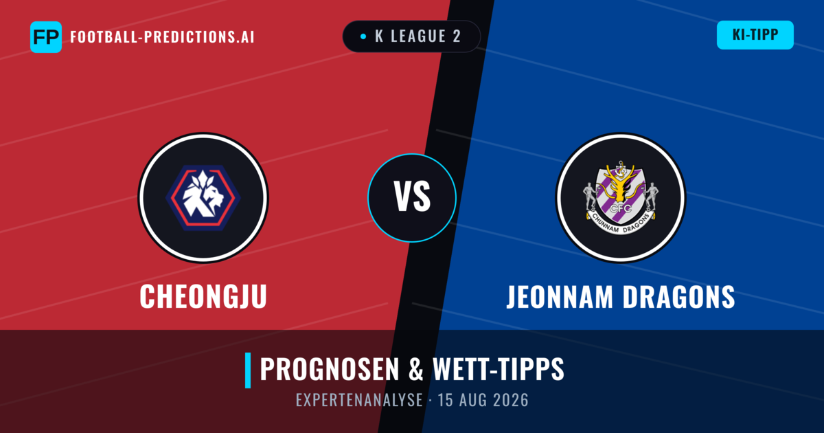 Cheongju vs Jeonnam Dragons — Prognose und Spielvorschau