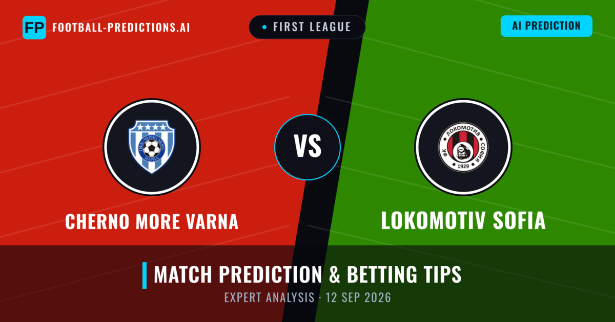 Cherno More Varna vs Lokomotiv Sofia — match prediction & preview
