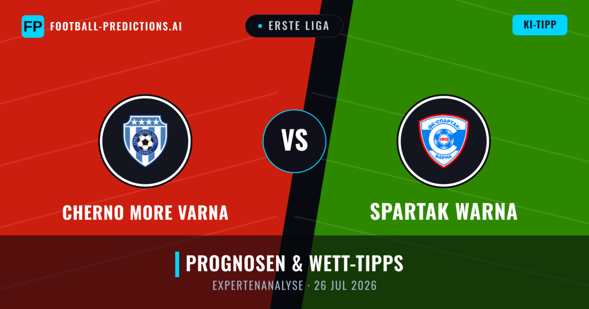 Cherno More Varna vs Spartak Warna — Prognose und Spielvorschau