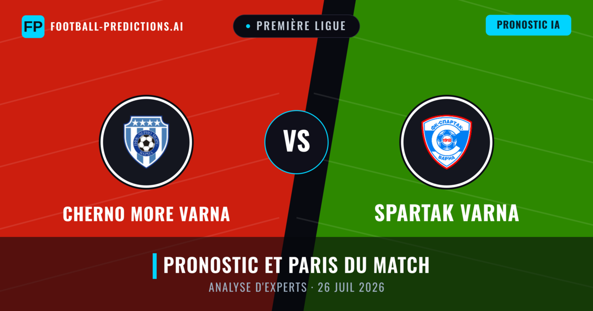 Cherno More Varna vs Spartak Varna — pronostic et avant-match