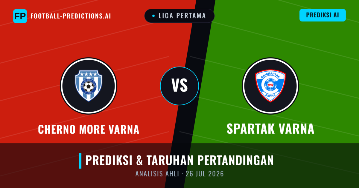 Cherno More Varna vs Spartak Varna — prediksi dan pratinjau pertandingan