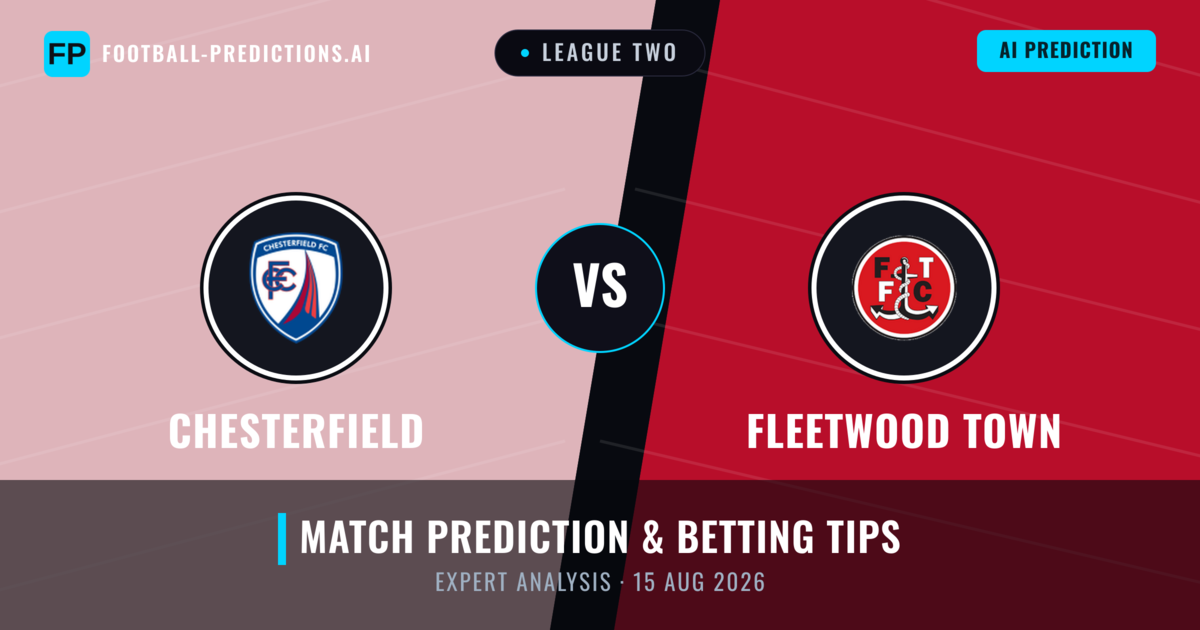 Chesterfield vs Fleetwood Town — match prediction & preview