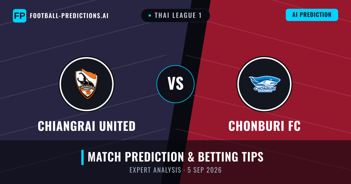 Chiangrai United vs Chonburi FC — match prediction & preview