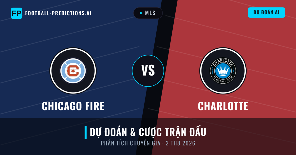 Chicago Fire vs Charlotte — dự đoán và xem trước trận đấu