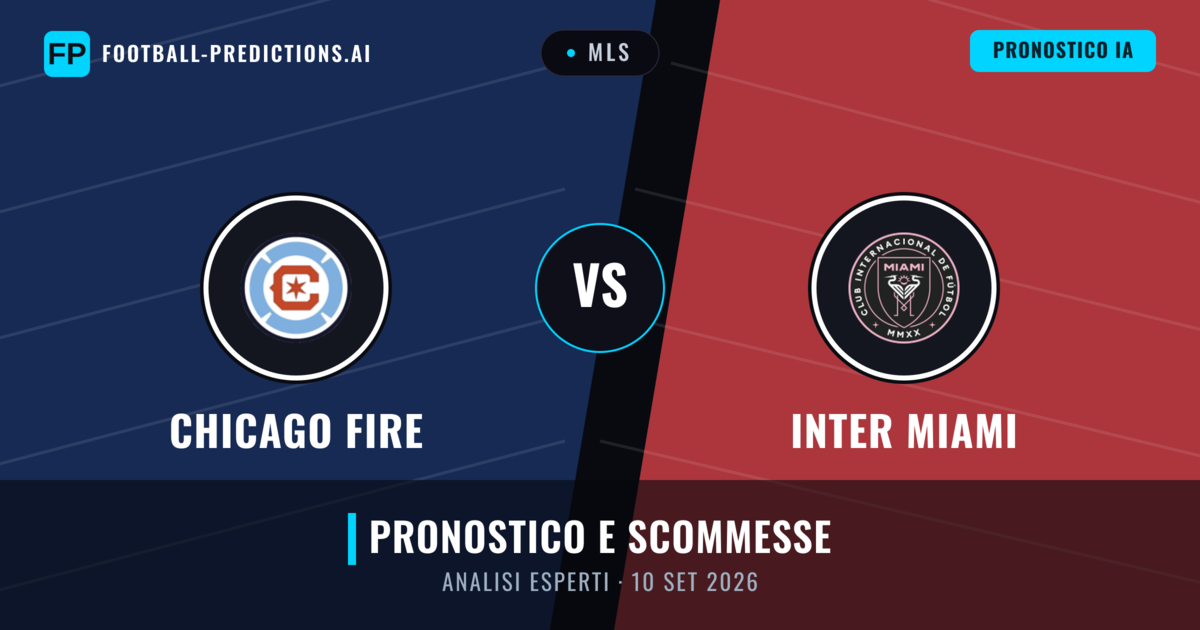 Chicago Fire vs Inter Miami — pronostico e anteprima del match