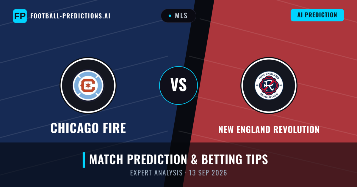 Chicago Fire vs New England Revolution — match prediction & preview
