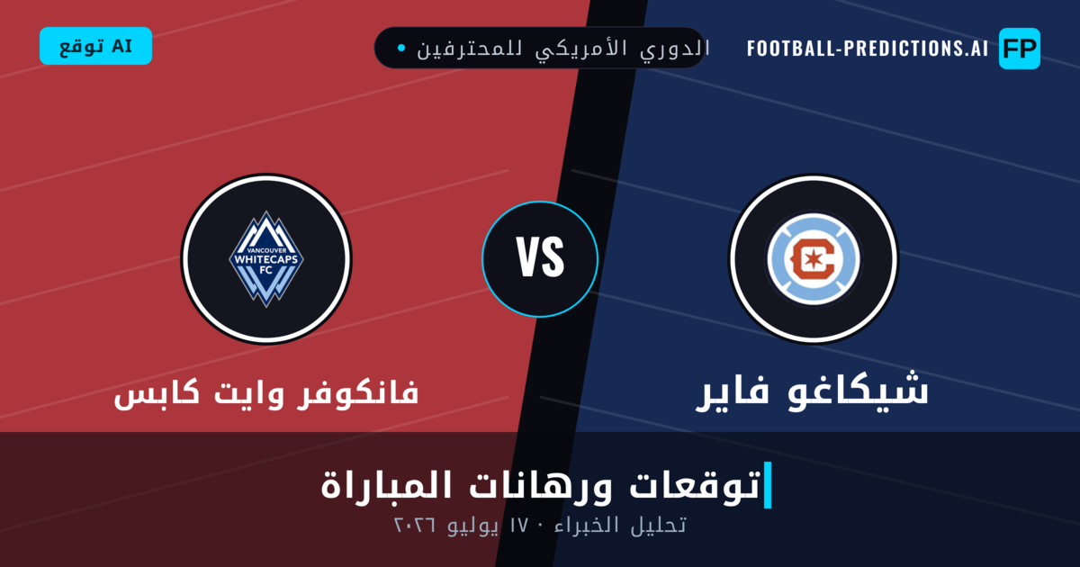 شيكاغو فاير ضد فانكوفر وايت كابس — توقعات ومعاينة المباراة