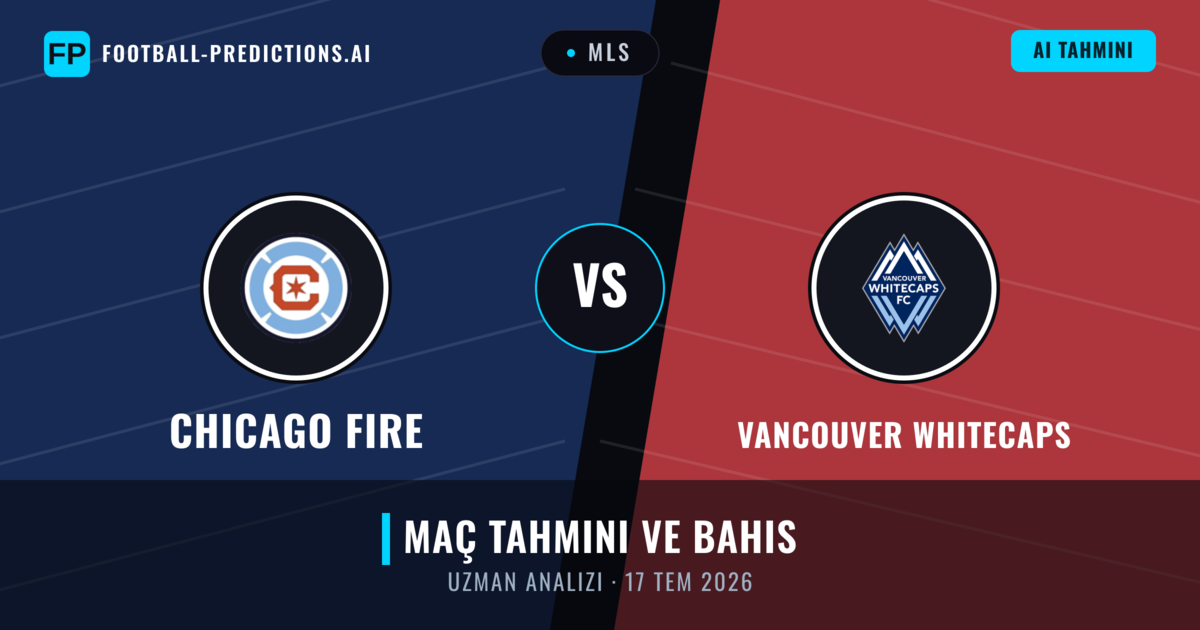 Chicago Fire - Vancouver Whitecaps — maç tahmini ve önizleme