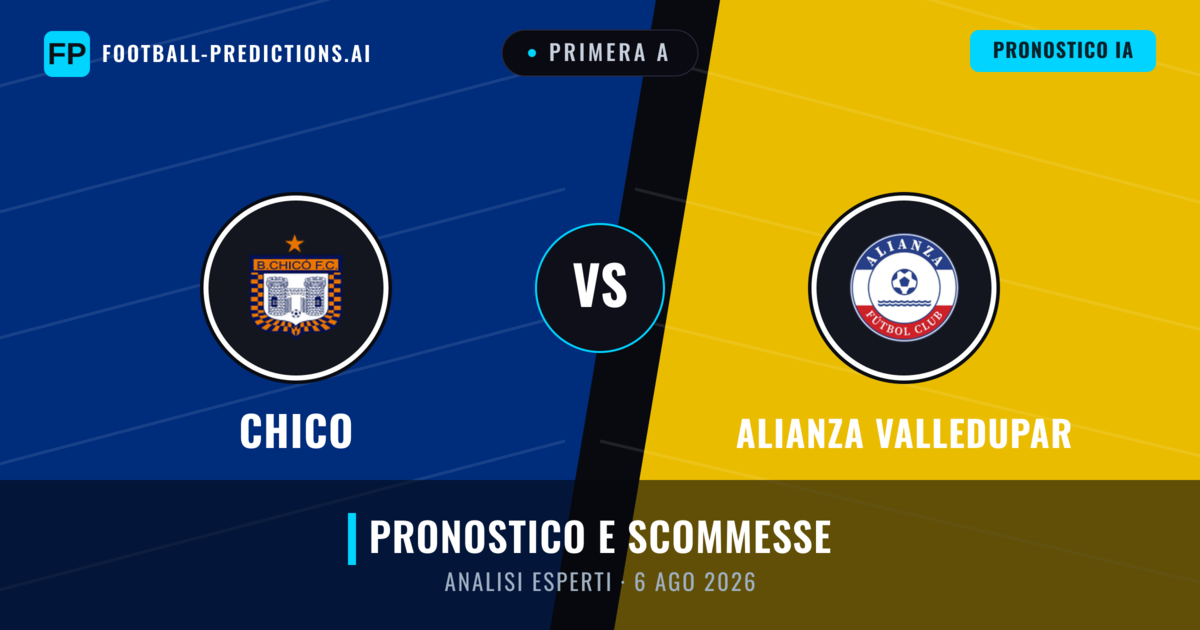 Chico vs Alianza Valledupar — pronostico e anteprima del match