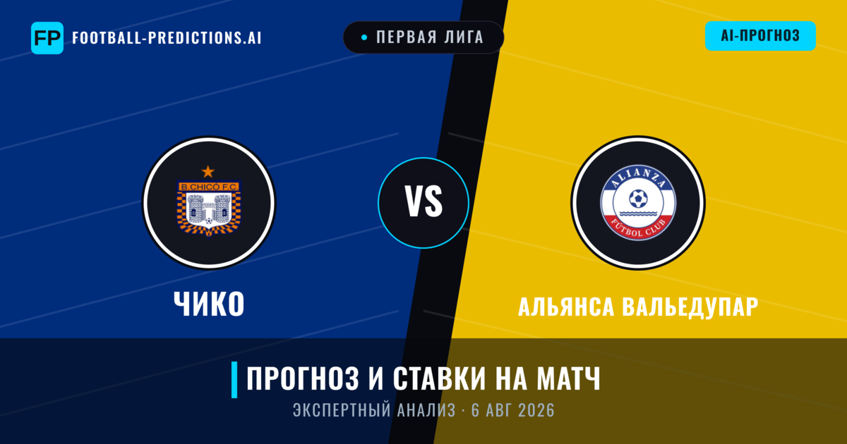 Чико – Альянса Вальедупар — прогноз и превью матча