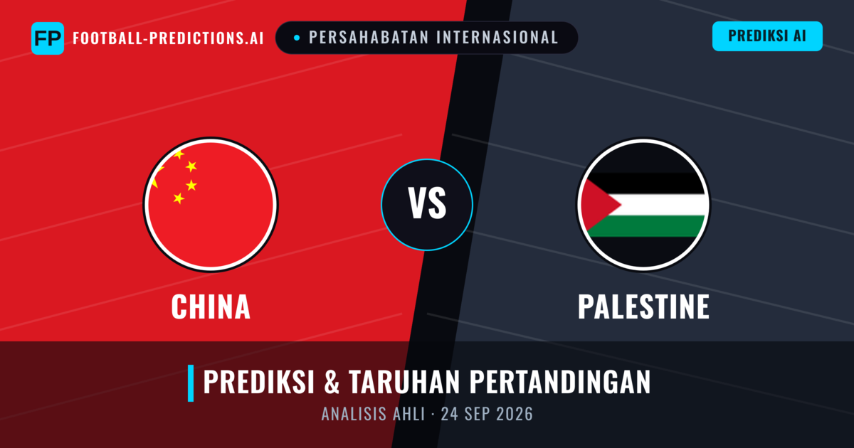 China vs Palestine — prediksi dan pratinjau pertandingan