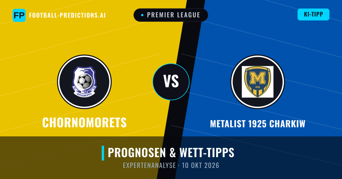 Chornomorets vs Metalist 1925 Charkiw — Prognose und Spielvorschau