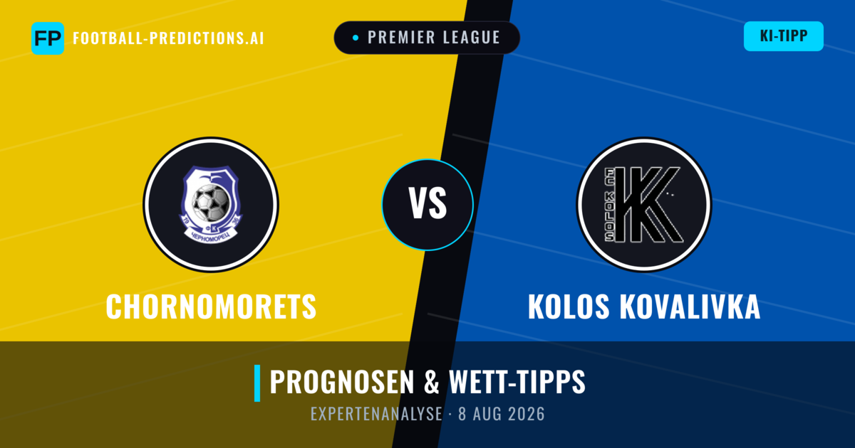 Chornomorets vs Kolos Kovalivka — Prognose und Spielvorschau