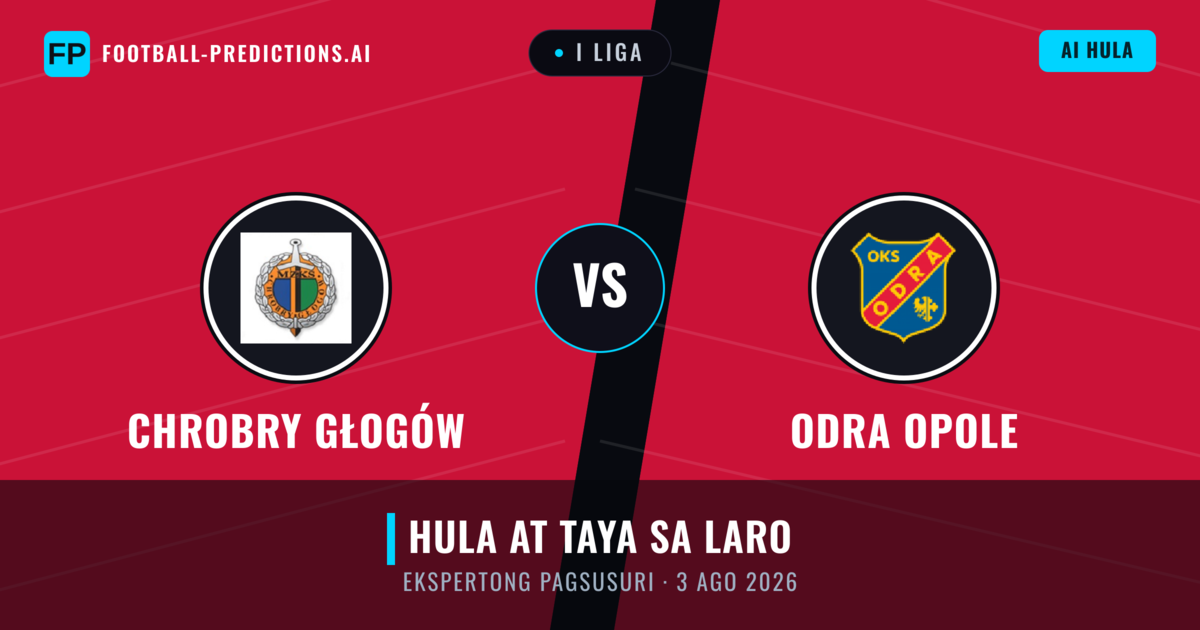 Chrobry Głogów vs Odra Opole — hula at preview ng laban