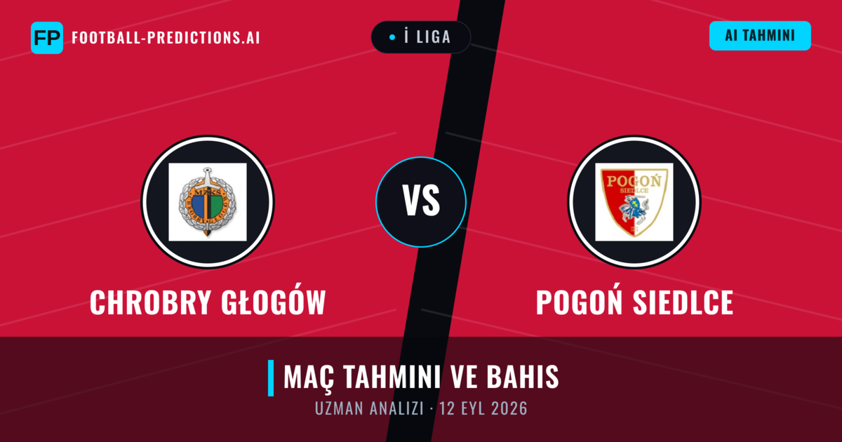 Chrobry Głogów - Pogoń Siedlce — maç tahmini ve önizleme