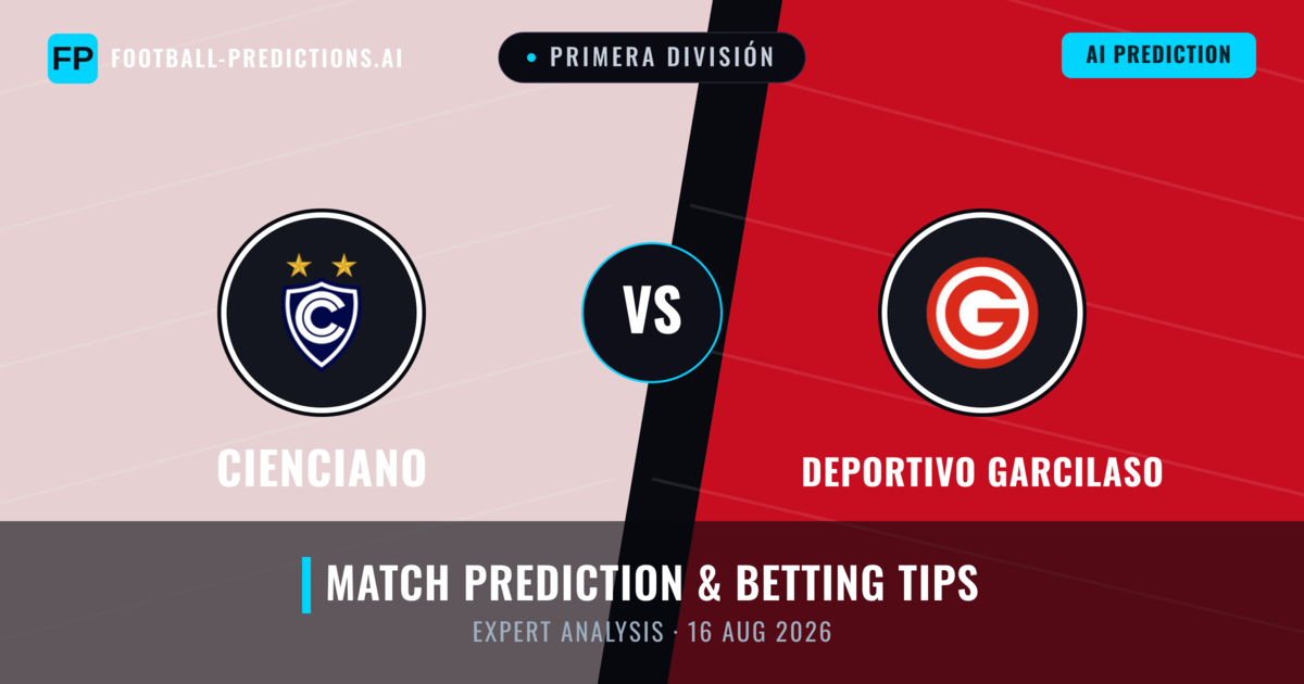 Cienciano vs Deportivo Garcilaso — match prediction & preview