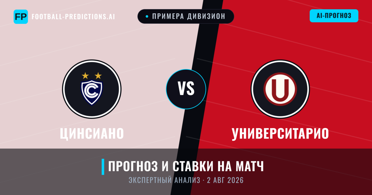 Цинсиано – Университарио — прогноз и превью матча
