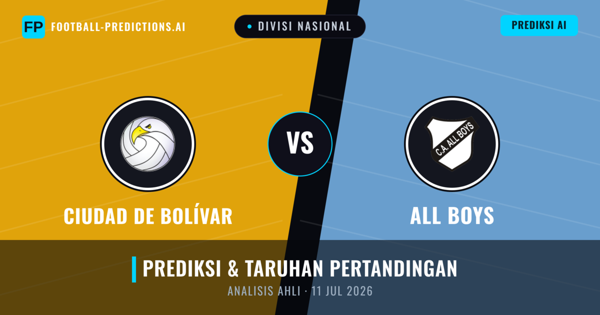 Ciudad de Bolívar vs All Boys — prediksi dan pratinjau pertandingan