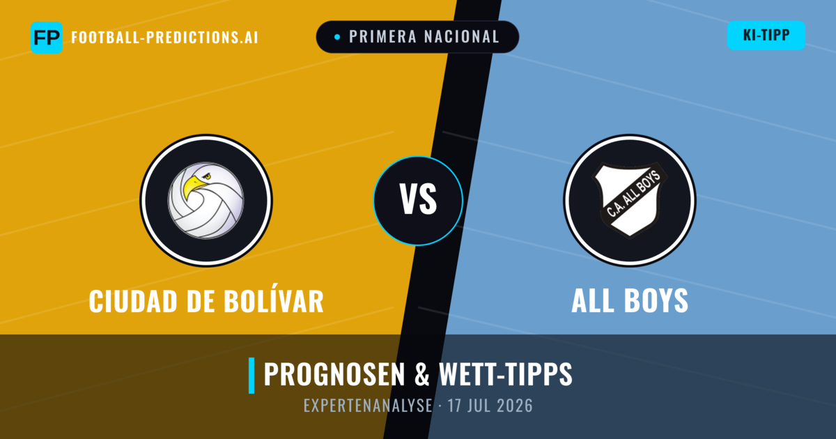 Ciudad de Bolívar vs All Boys — Prognose und Spielvorschau