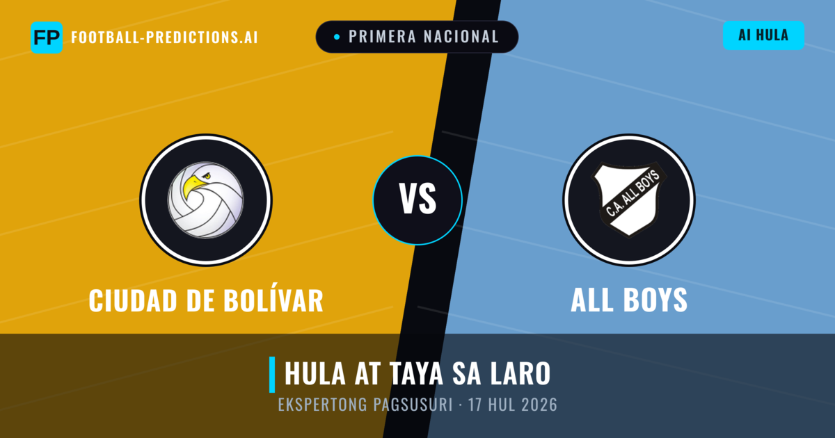 Ciudad de Bolívar vs All Boys — hula at preview ng laban