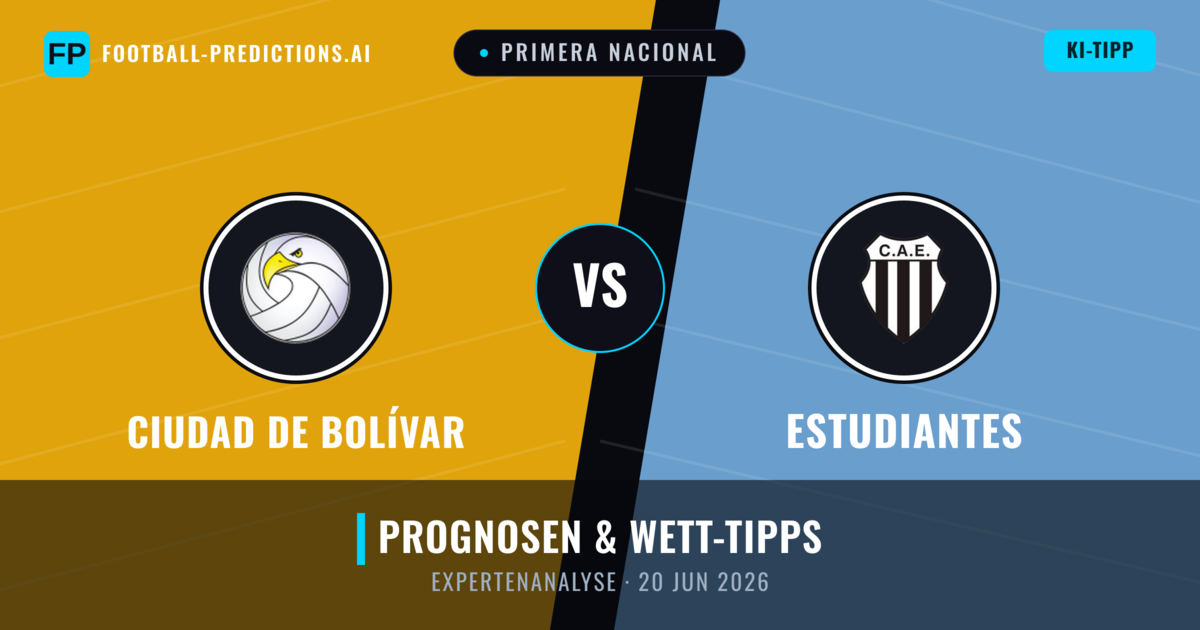 Ciudad de Bolívar vs Estudiantes — Prognose und Spielvorschau
