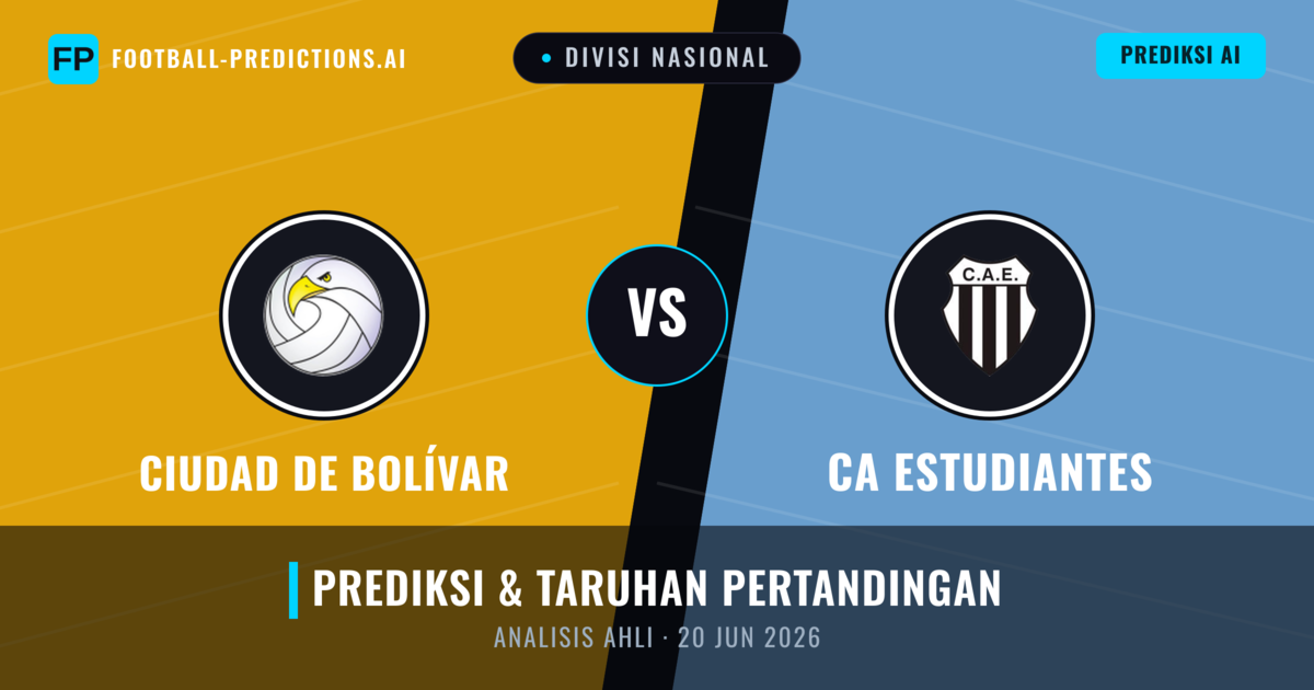Ciudad de Bolívar vs Estudiantes — prediksi dan pratinjau pertandingan