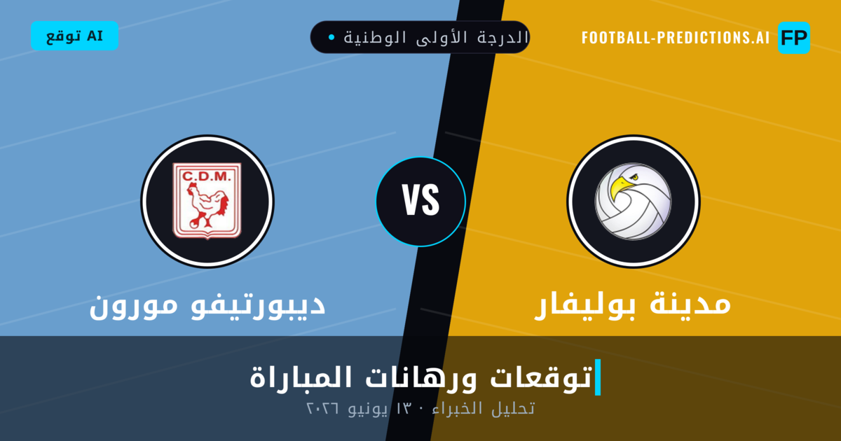مدينة بوليفار ضد ديبورتيفو مورون — توقعات ومعاينة المباراة
