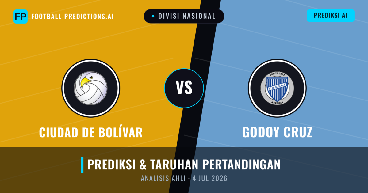 Ciudad de Bolívar vs Godoy Cruz — prediksi dan pratinjau pertandingan