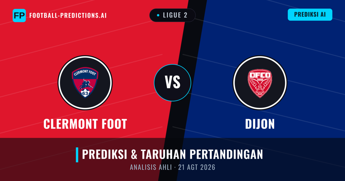 Clermont Foot vs Dijon — prediksi dan pratinjau pertandingan