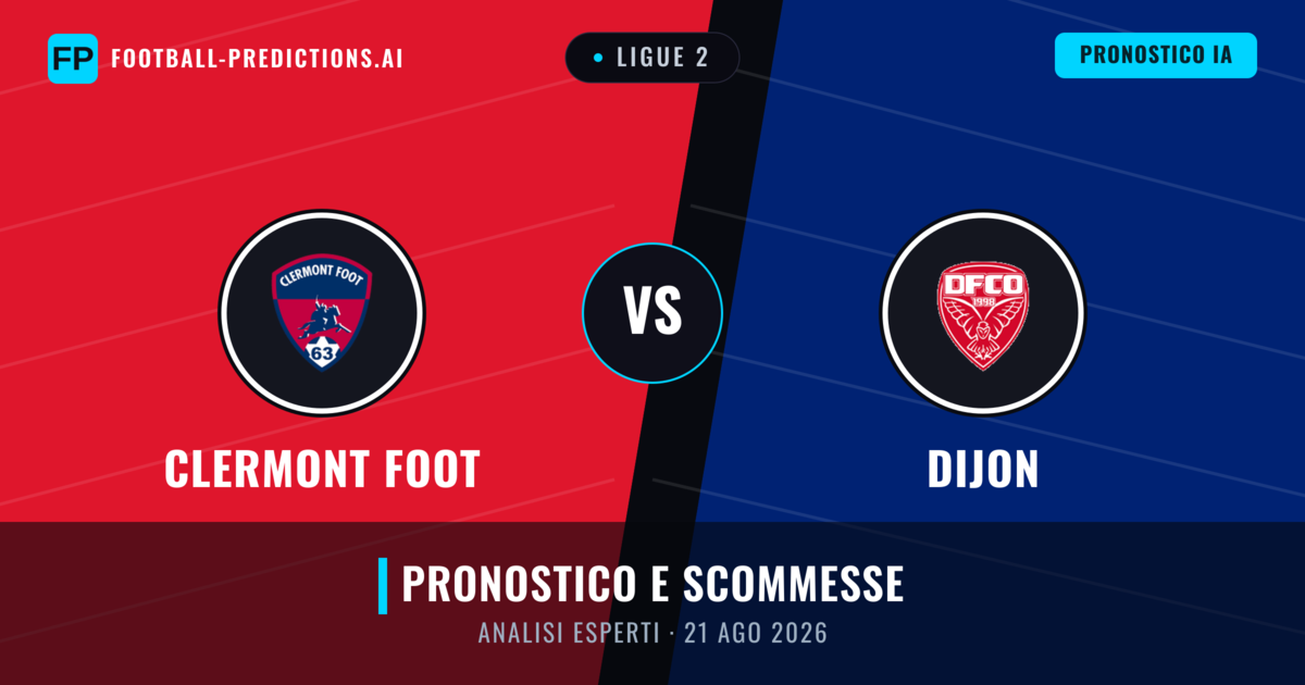 Clermont Foot vs Dijon — pronostico e anteprima del match