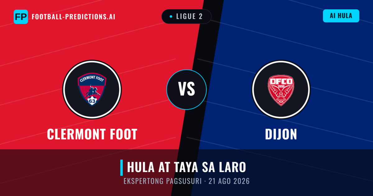Clermont Foot vs Dijon — hula at preview ng laban