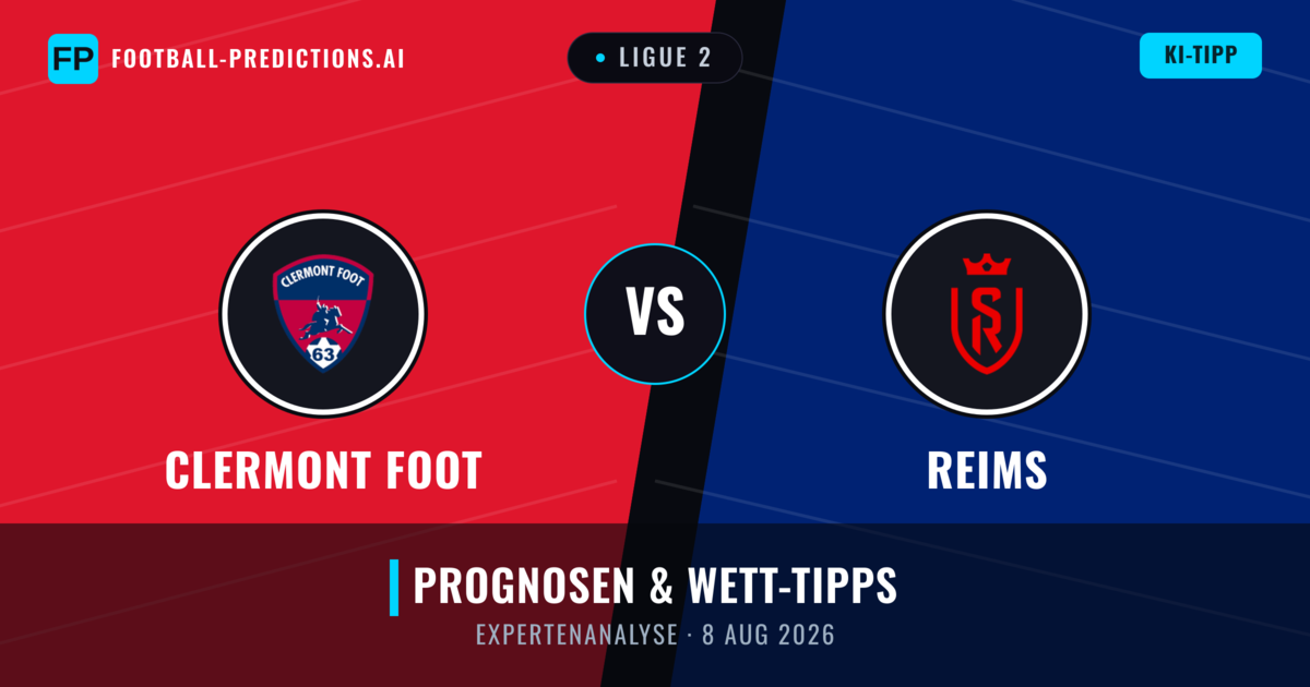 Clermont Foot vs Reims — Prognose und Spielvorschau