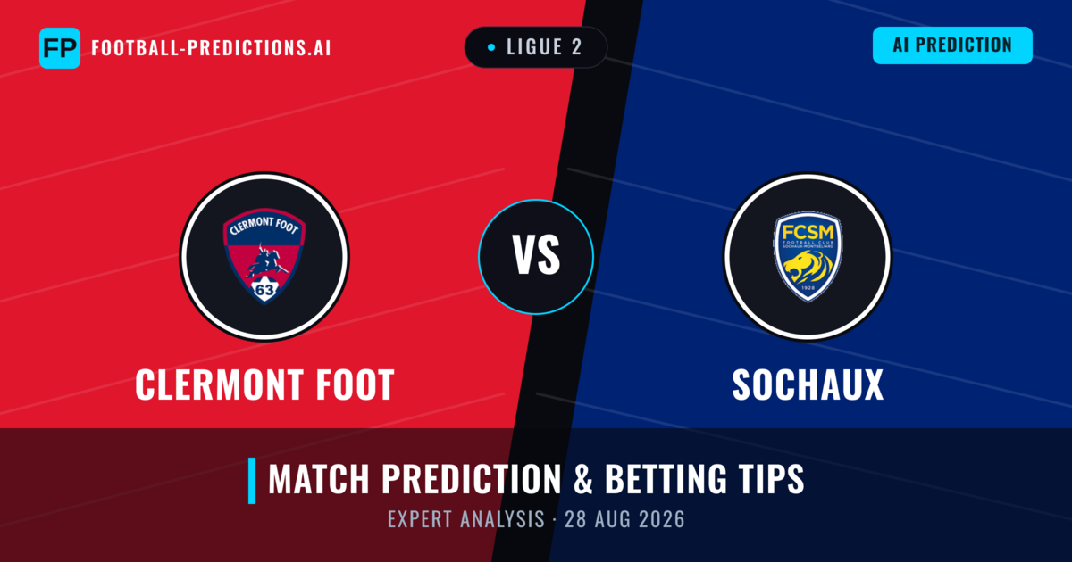 Clermont Foot vs Sochaux — match prediction & preview