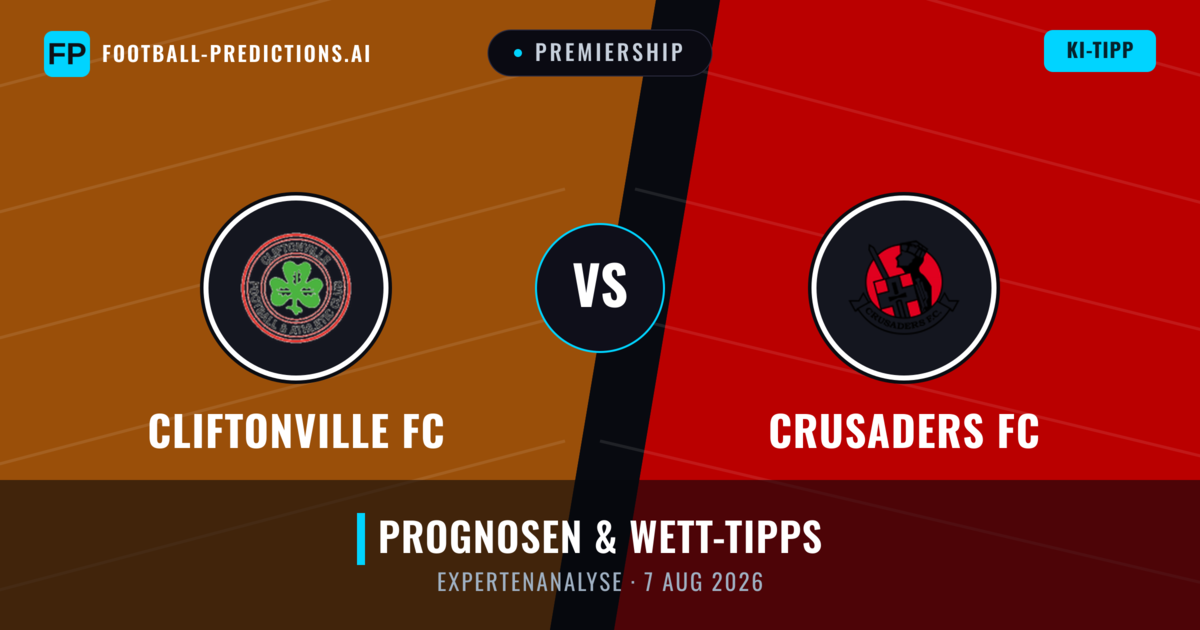 Cliftonville FC vs Crusaders FC — Prognose und Spielvorschau