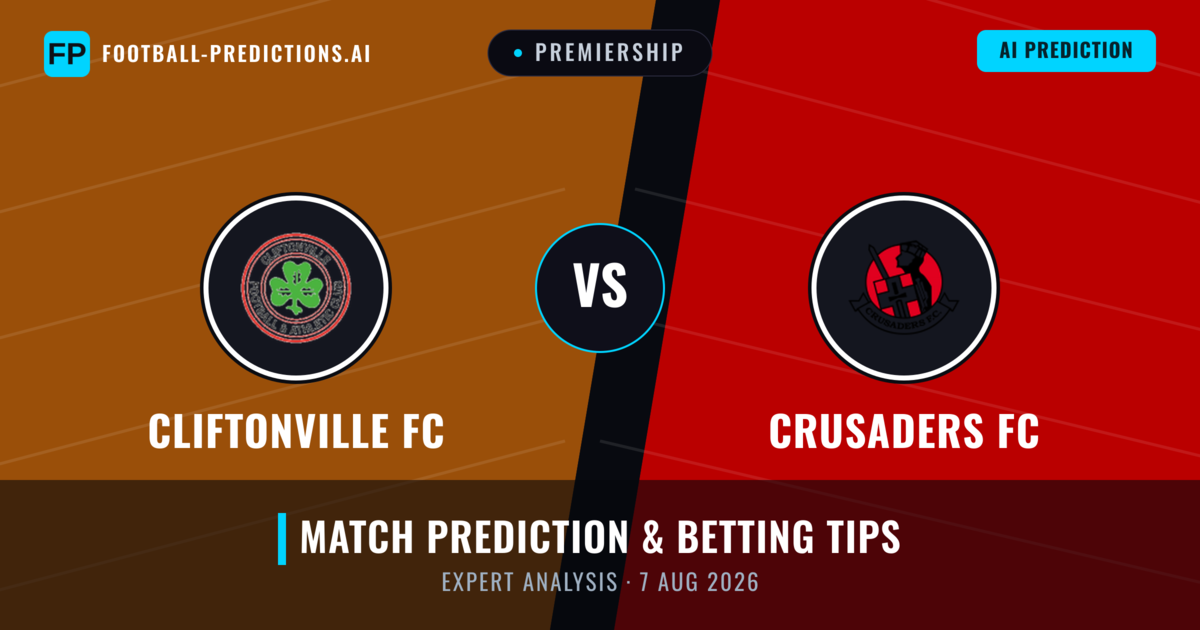 Cliftonville FC vs Crusaders FC — match prediction & preview