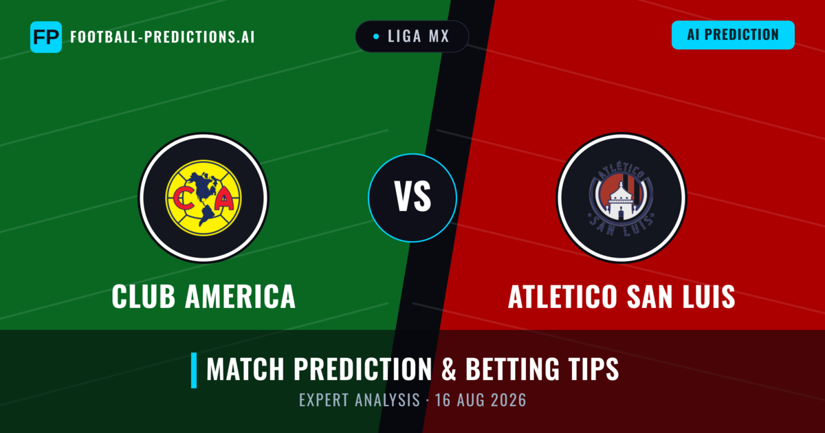 Club America vs Atletico San Luis — match prediction & preview