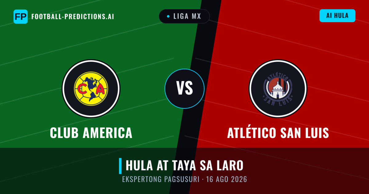 Club America vs Atlético San Luis — hula at preview ng laban