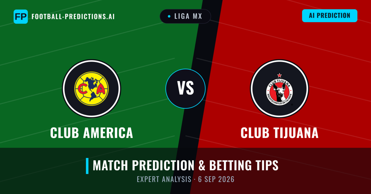 Club America vs Club Tijuana — match prediction & preview