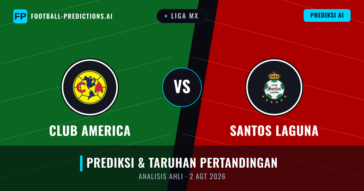 Club America vs Santos Laguna — prediksi dan pratinjau pertandingan