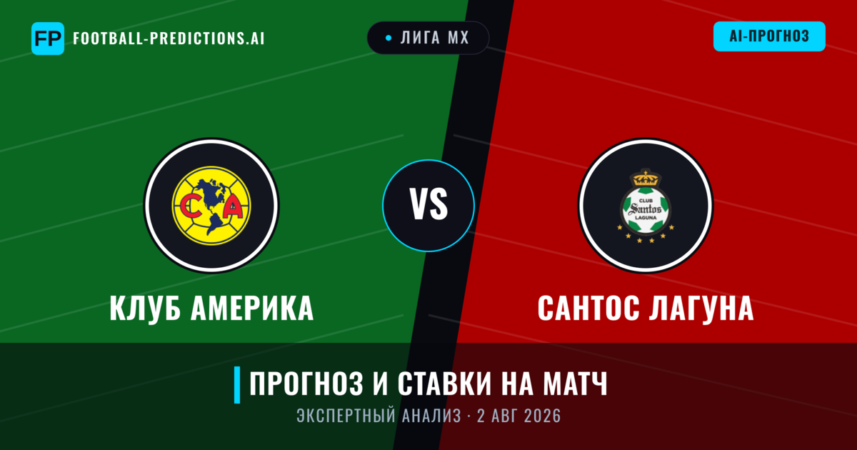 Клуб Америка – Сантос Лагуна — прогноз и превью матча