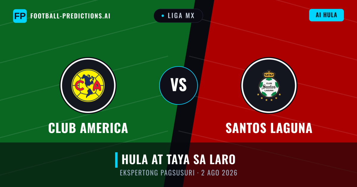 Club America vs Santos Laguna — hula at preview ng laban