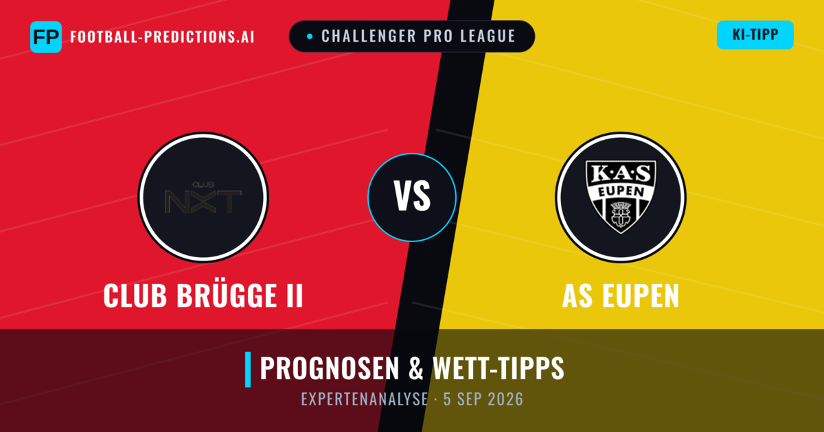 Club Brügge II vs AS Eupen — Prognose und Spielvorschau