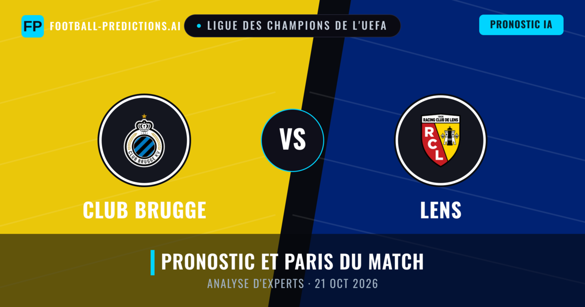 Club Brugge vs Lens — pronostic et avant-match