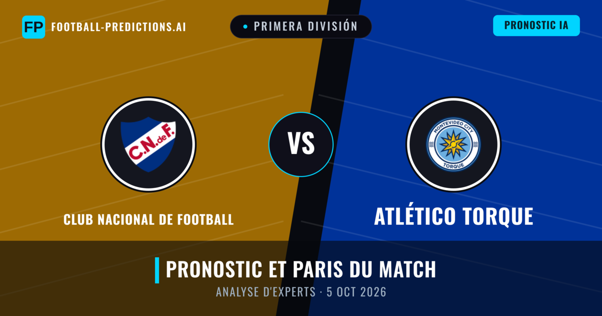 Club Nacional de Football vs Atlético Torque — pronostic et avant-match